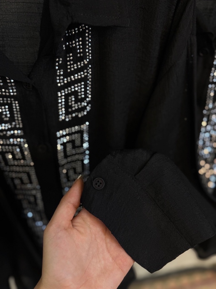 شومیز نگین کاری